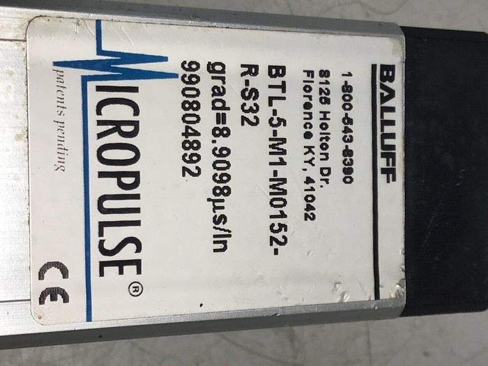 Used BALLUFF Transducer BTL-5-M1-M0152-R-S32 #138623
