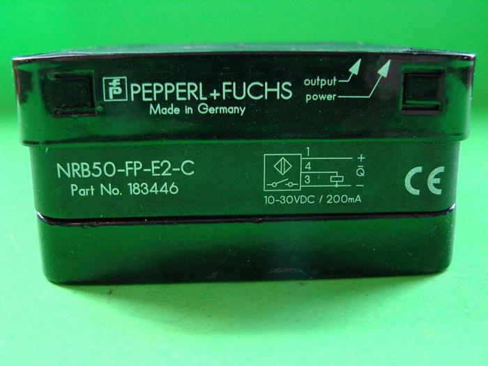 PEPPERL & FUCHS Inductive Sensor NRB50-FP-E2-C #8746