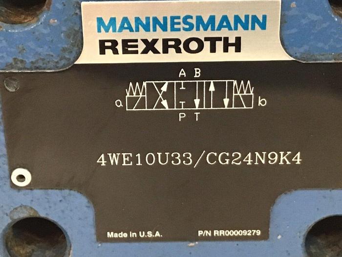 Used REXROTH Valve 4WE10U33/CG24N9K4 #137921