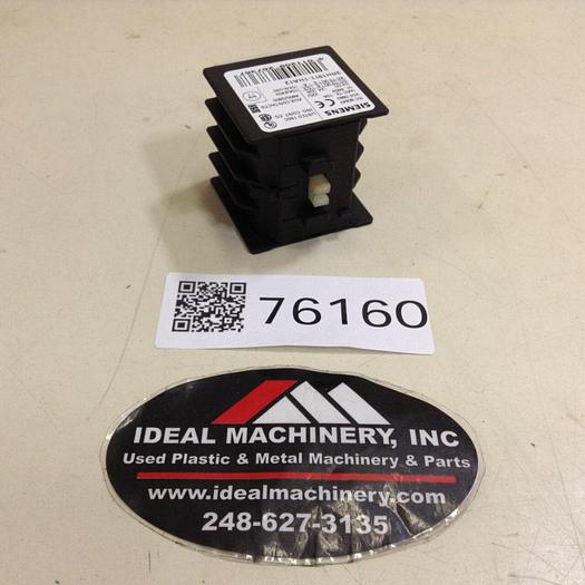 Used SIEMENS Auxiliary Contact Block 3RH1911-1HA12 #76160