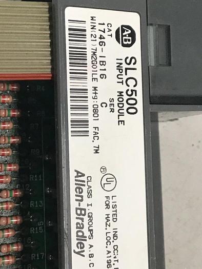 Used ALLEN BRADLEY Input Module 1746-IB16 SER C #127233