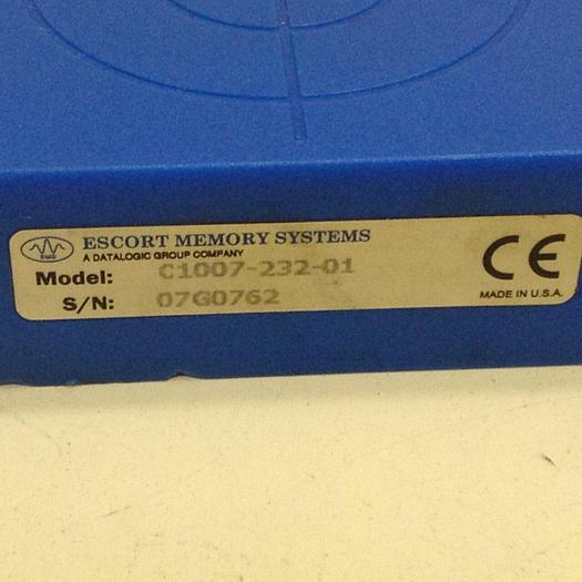 Used ESCORT MEMORY SYSTEMS RFID Controller C1007-232-01 #77688