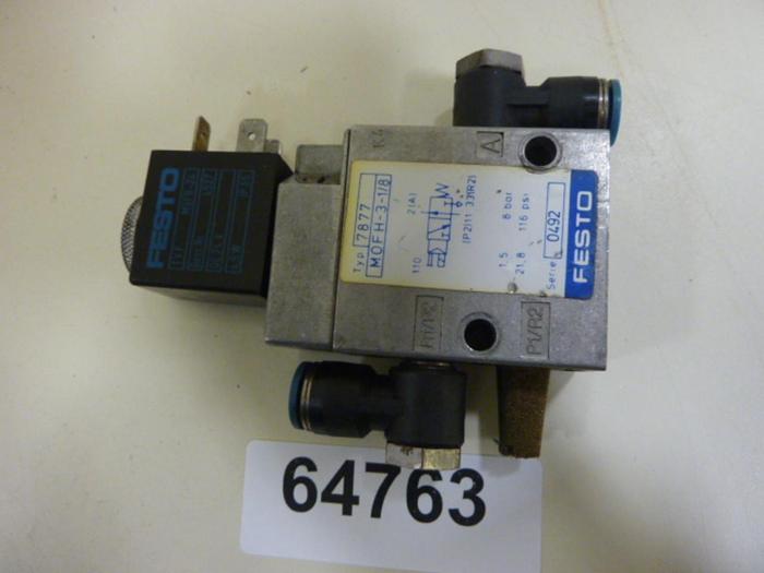 Used FESTO Solenoid Valve MOFH-3-1/8 #64763