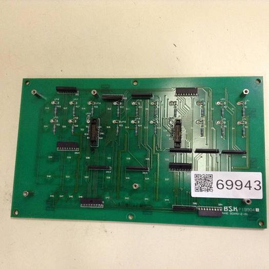 Used BSK Toyo Membrane & Keypad w/ Interface Board P199041 Used