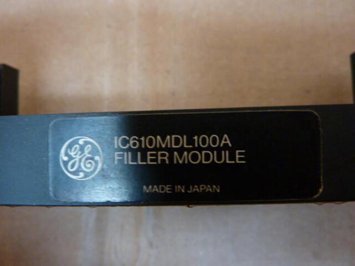 Used GENERAL ELECTRIC / GE Filler Module IC610MDL100A #27141