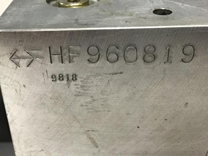 Used INDUSTRIAL MRO Valve HF960819 Used #144618