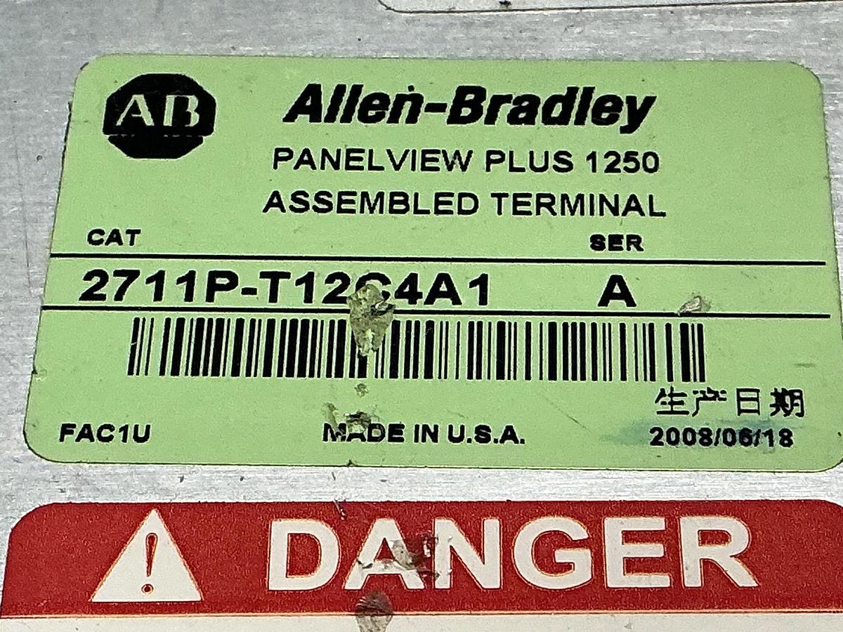Used ALLEN BRADLEY 2711P-RP1AX SER G