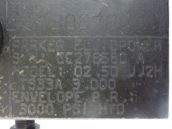 Used PARKER Ejection Cylinder 02.50 JJ2HTS33A 3.000 #61987