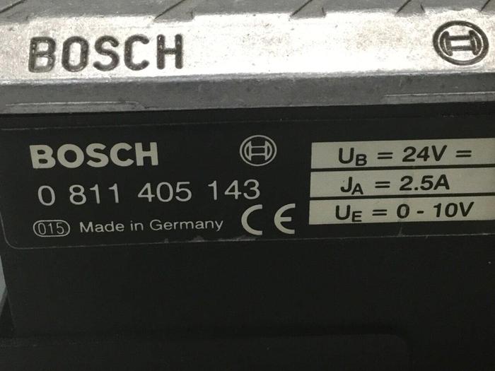 Used BOSCH Proportional Amplifier 0 811 405 143 #105694