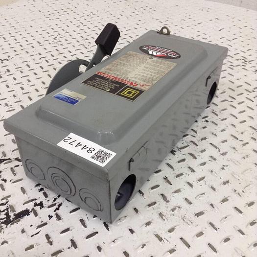 Used SQUARE D General Duty Safety Switch D322N #84472