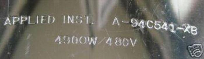 AIC 4900 Watt Heater Band A-94C541-XB NEW