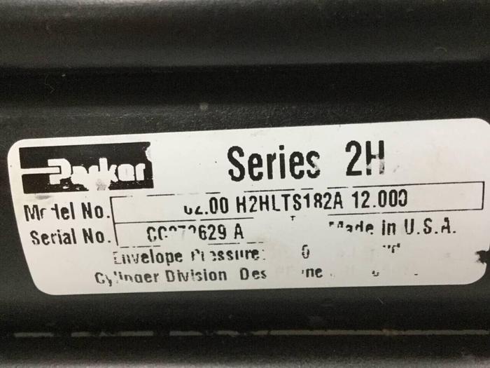 Used PARKER Injection Sled Cylinder 02.00 H2HLT5192A 12.000 USED