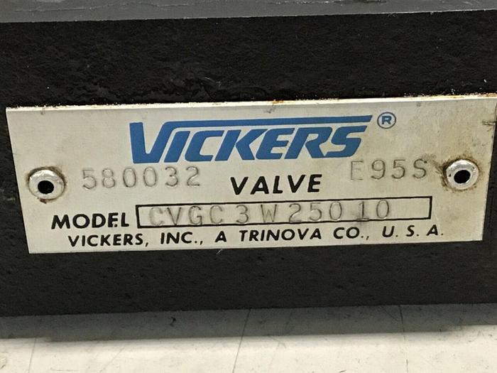 Used VICKERS Valve CVGC 3 W 250 10 #130777