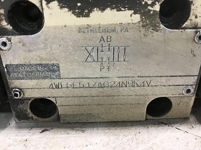Used REXROTH Valve 4WE6E51/AG24N9K4V #140366