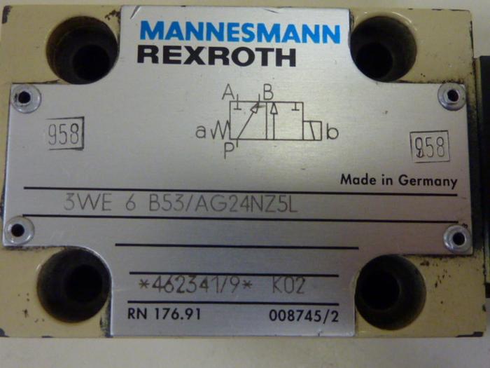 Used REXROTH Valve 3WE6B53AG24NZ5L #53105