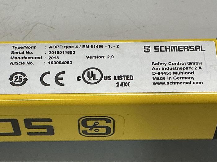 Used SCHMERSAL SLG440COM-E-0800-03