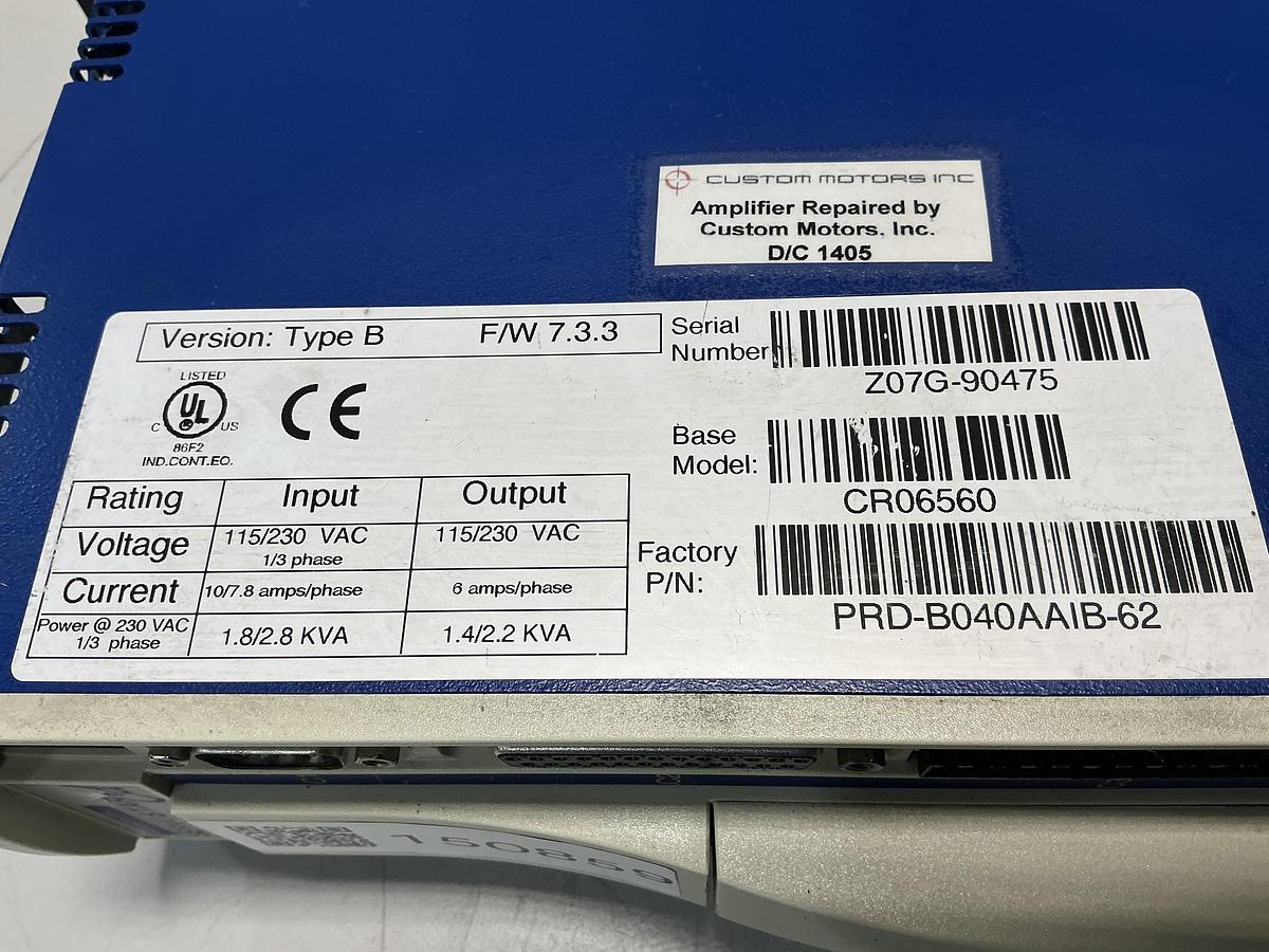 Used KOLLMORGEN CR06560