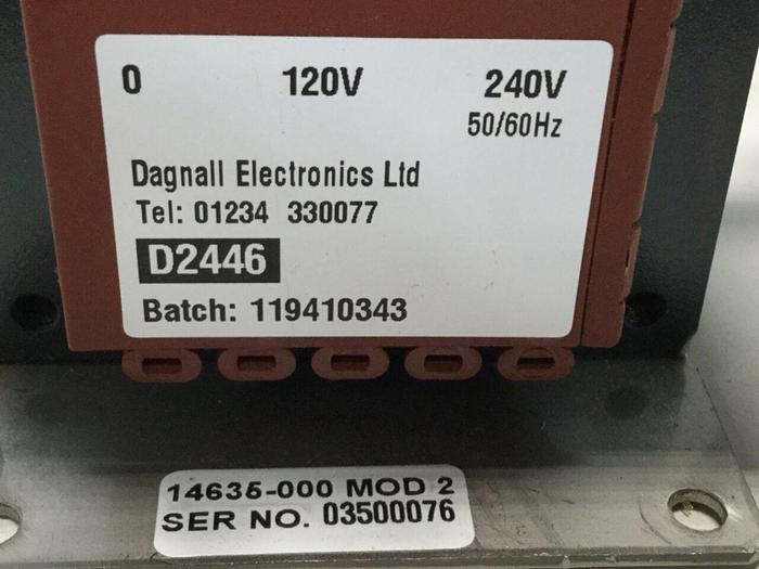 Used DAGNALL ELECTRONICS Transformer D2446 #109067
