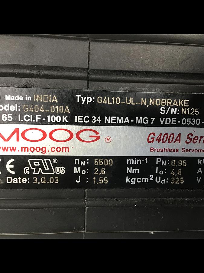 Used MOOG G404-010A
