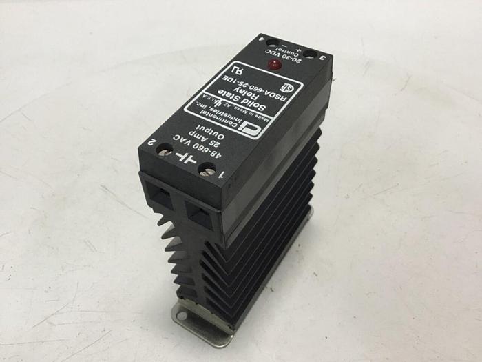 Used CONTINENTAL INDUSTRIES Solid State Relay RSDA-660-25-1DE #134736
