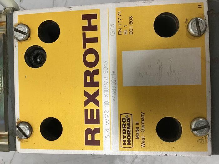 Used REXROTH Valve 5-4 WMR 10 X10/MR S046 #118435