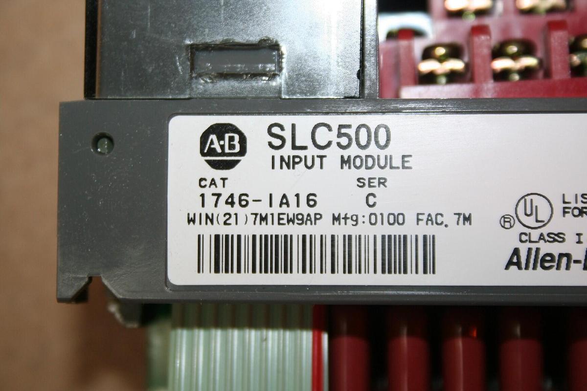 Used ALLEN BRADLEY Input Module 1746-IA16 SER C Used