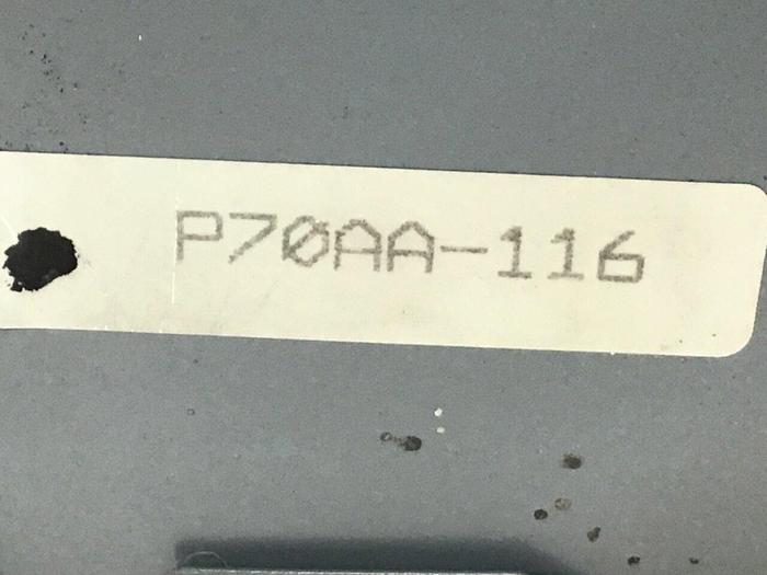 Used JOHNSON CONTROLS Pressure Control Switch P70AA-116 Used