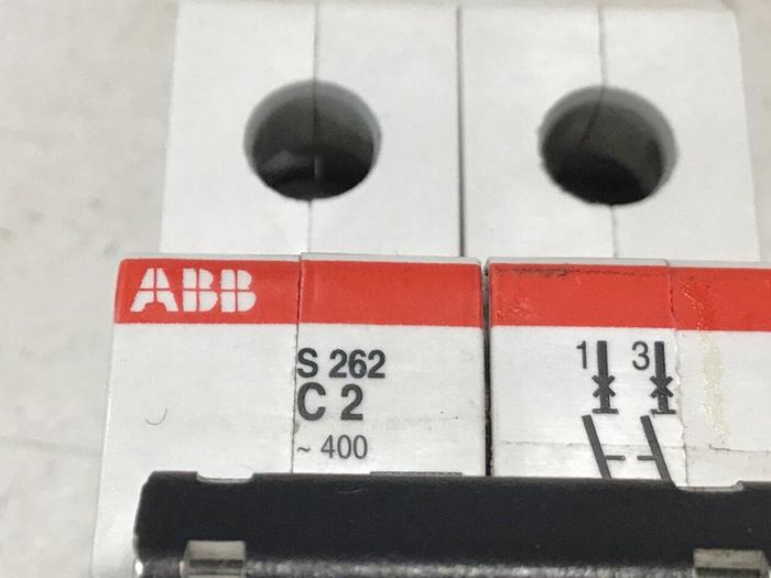 Used ABB Circuit Breaker 2 Amp S262-C2 #119586