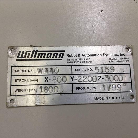 Used WITTMANN Enclosure Box KLM 990.012.0B ENCLOSURE #85446