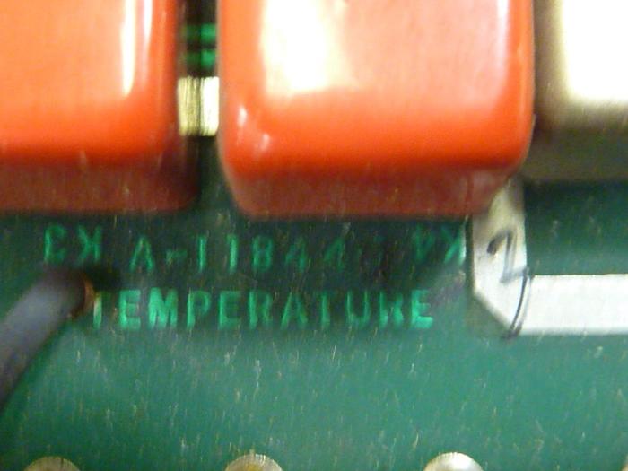 Used BARBER COLMAN Temperature Board A-11844-1 #53874