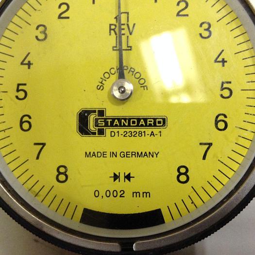 Used STANDARD Shockproof Dial Indicator D1-23281-A-1 #83805