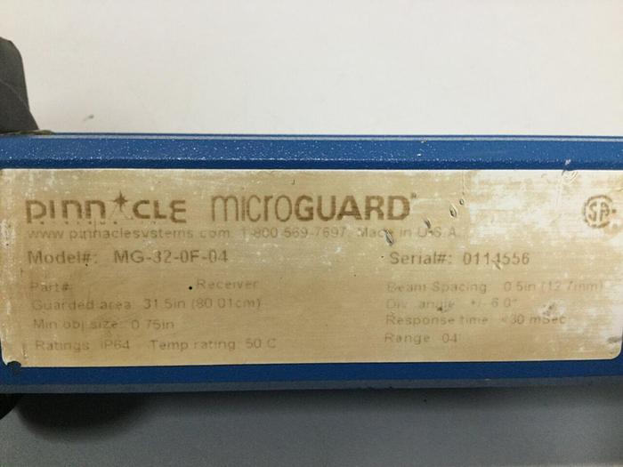 Used PINNACLE SYSTEMS INC Microguard Receiver MG-32-0F-04 R USED