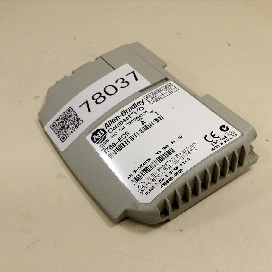 Used ALLEN BRADLEY Right End Cap 1769-ECR SER A Used