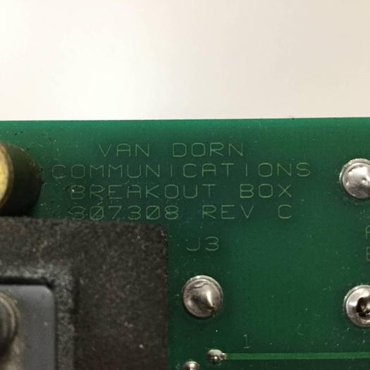 Used CINCINNATI MILACRON Communications Breakout Board 307308 #92744