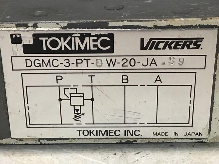 Used VICKERS Valve DGMC-3-PT-BW-20-JA #138017
