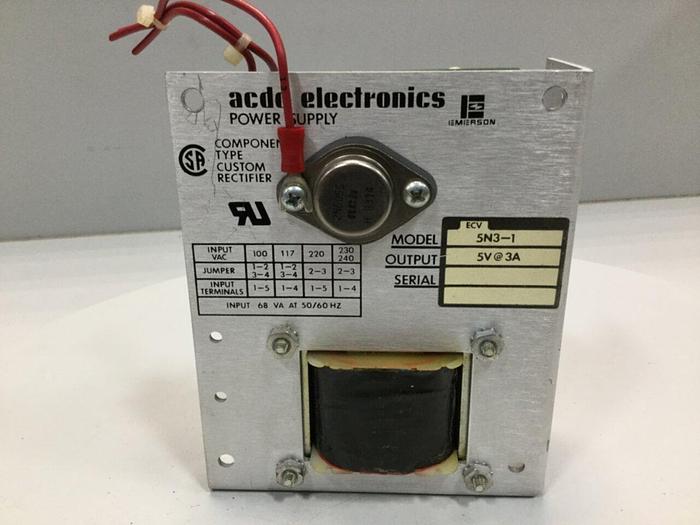 Used EMERSON Power Supply 5N3-1 #103379