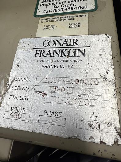 Used CONAIR CC02A4000000