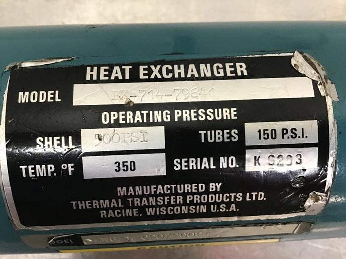 Used THERMAL TRANSFER Heat Exchanger EK-714-79641 #136857