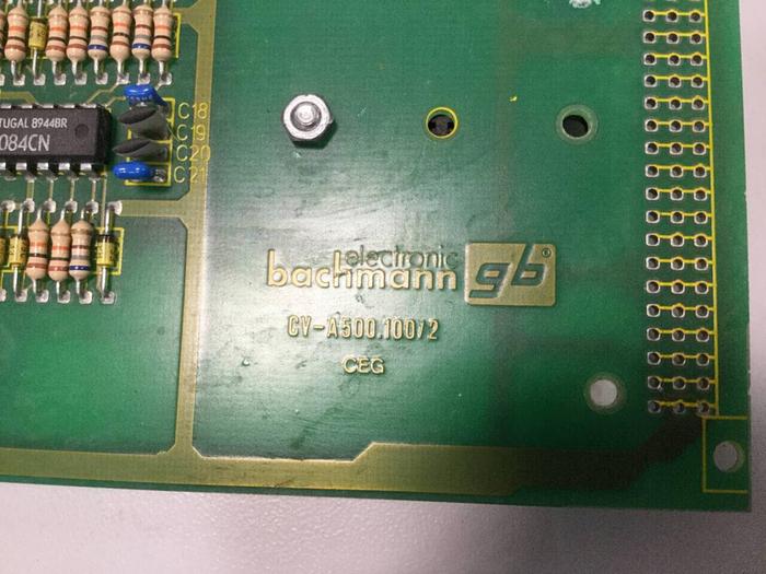 Used BACHMANN Circuit Board CV-A500.100/2 CVA500100/2 #93548