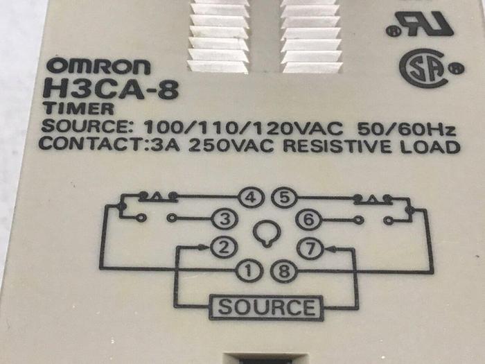 Used OMRON Timer H3CA-8 #127587