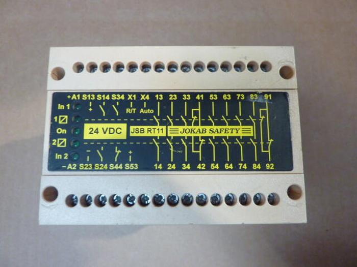 Used JOKAB SAFETY Safety Relay JSB RT11 #31756
