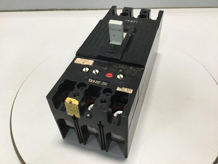 Used GENERAL ELECTRIC / GE 125 Amp Circuit Breaker TFJ236125 Used