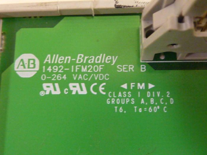Used ALLEN BRADLEY Interface Module 1492-IFM20F SER B #85277