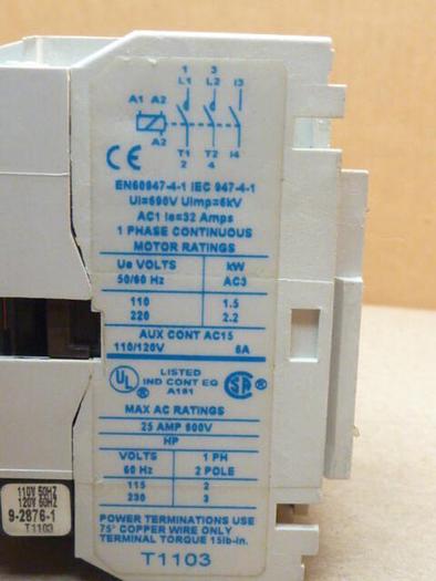 Used CUTLER HAMMER Contactor CE15ENS2 USED