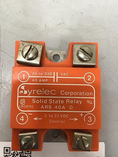 Used YRELEC Solid State Relay ARS40AD #119012