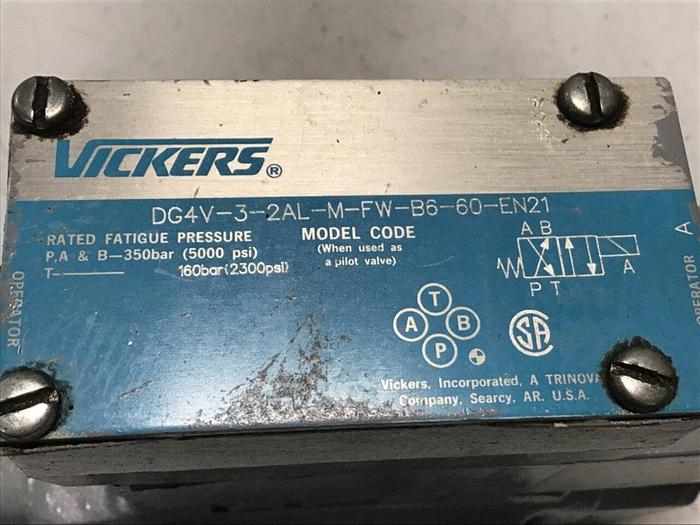 Used VICKERS Valve DG4V32ALMFWB660EN21 #138824