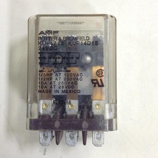 Used POTTER & BRUMFIELD Relay KU-4718 KUP14D15 #76439