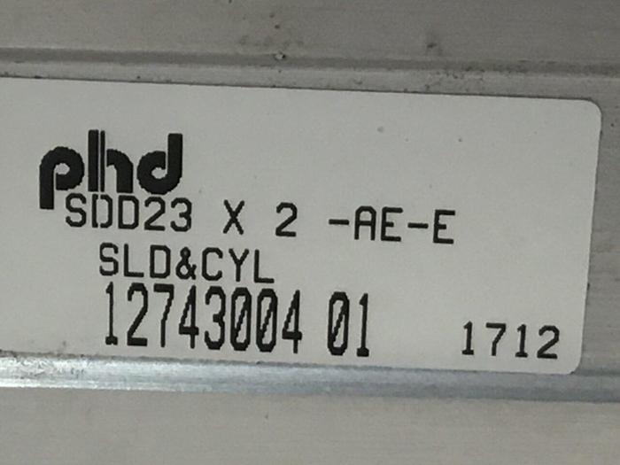Used PHD INC Cylinder / Slide SDD23 X 2-AE-E #127565
