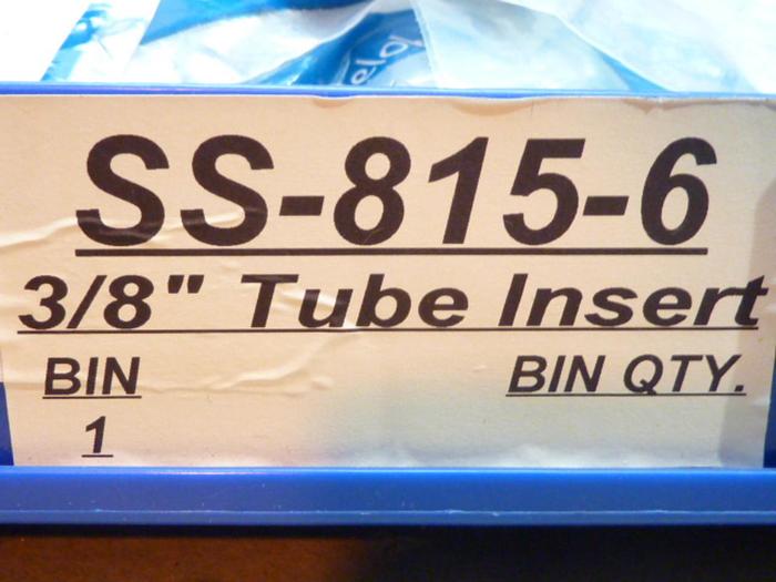 SWAGELOK Tube Insert SS-815-6 #41113 DNL SCRAPPED
