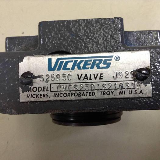 Used VICKERS Valve CVCS2501S210S19 #88248